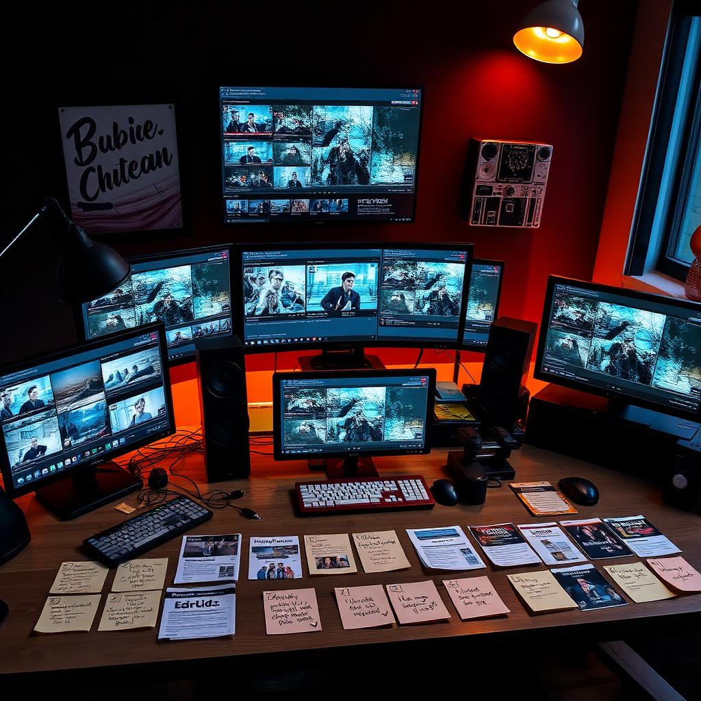 Creative studio with social media variations and campaign planning